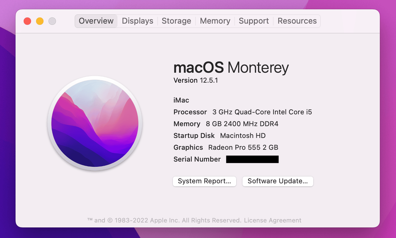 2013 iMac specifications